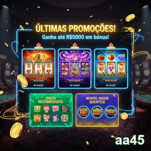 Promoções de bônus de cassino no site aa45, atraentes ofertas para aumentar suas chances de ganhar.